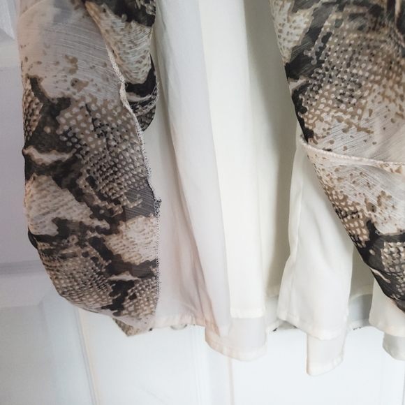 Asos Snake Print Flowy Midi Dress - Picture 2 of 7